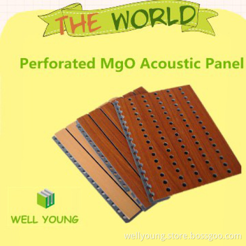 Acoustic perforated MgO panel